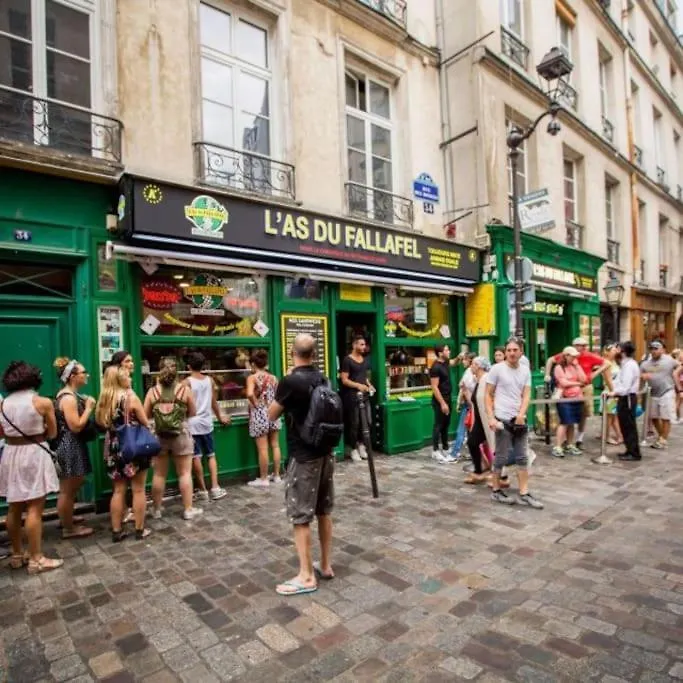 Joli Studio Paris Le Marais - 1'Min Rambuteau Station France